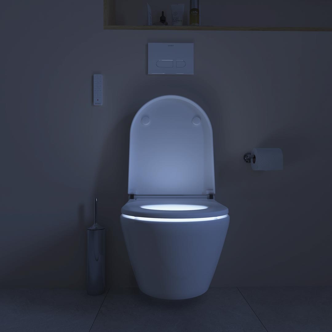 Iluminación nocturna en inodoros SensoWash