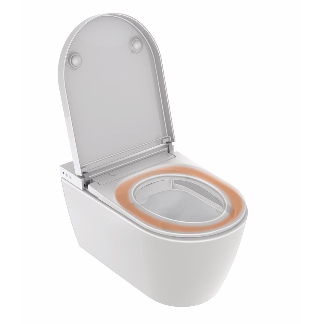 Calefacción del asiento en inodoros SensoWash