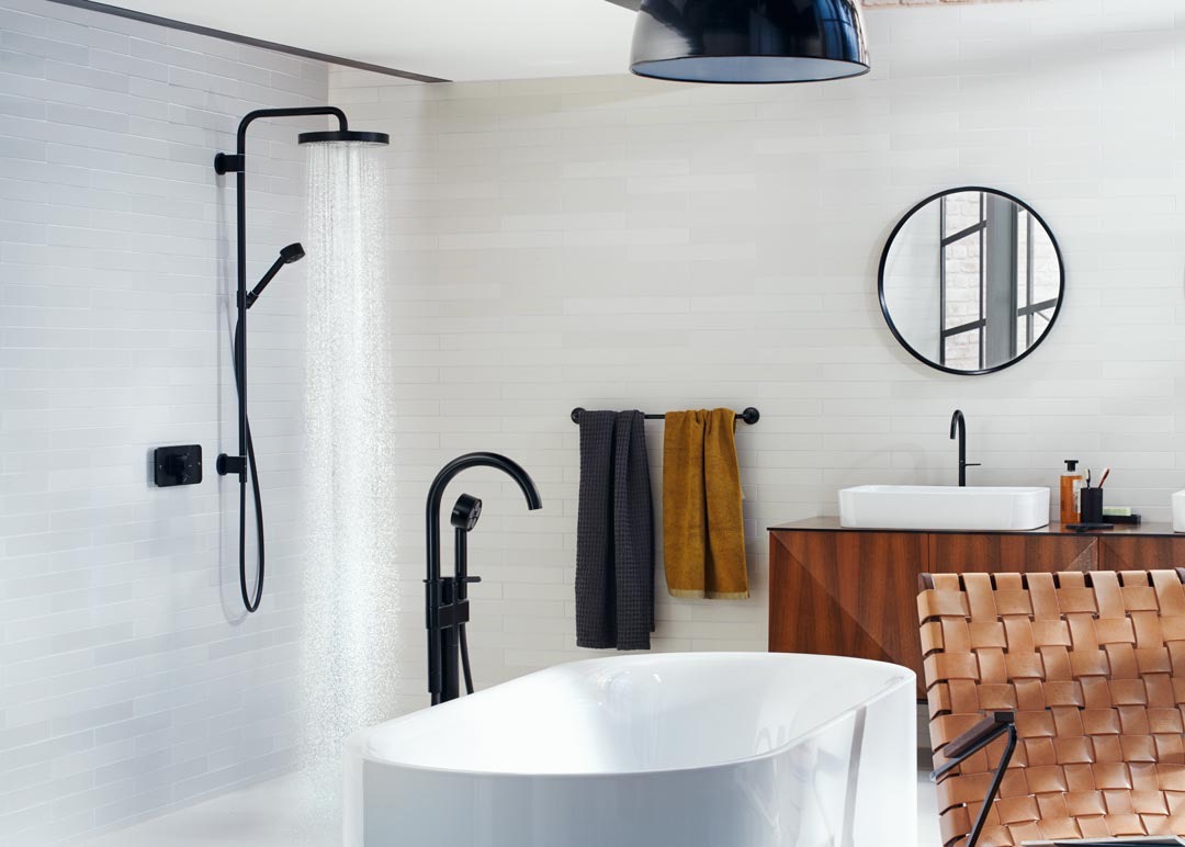 Baño equipado con grifería AXOR One