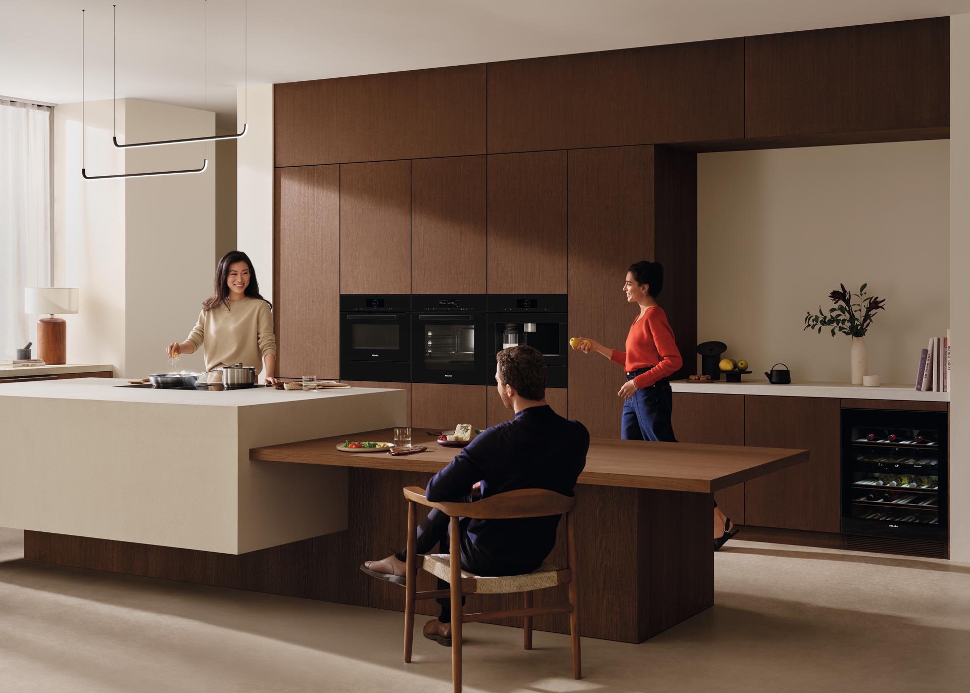 Cocina con electrodomésticos Miele