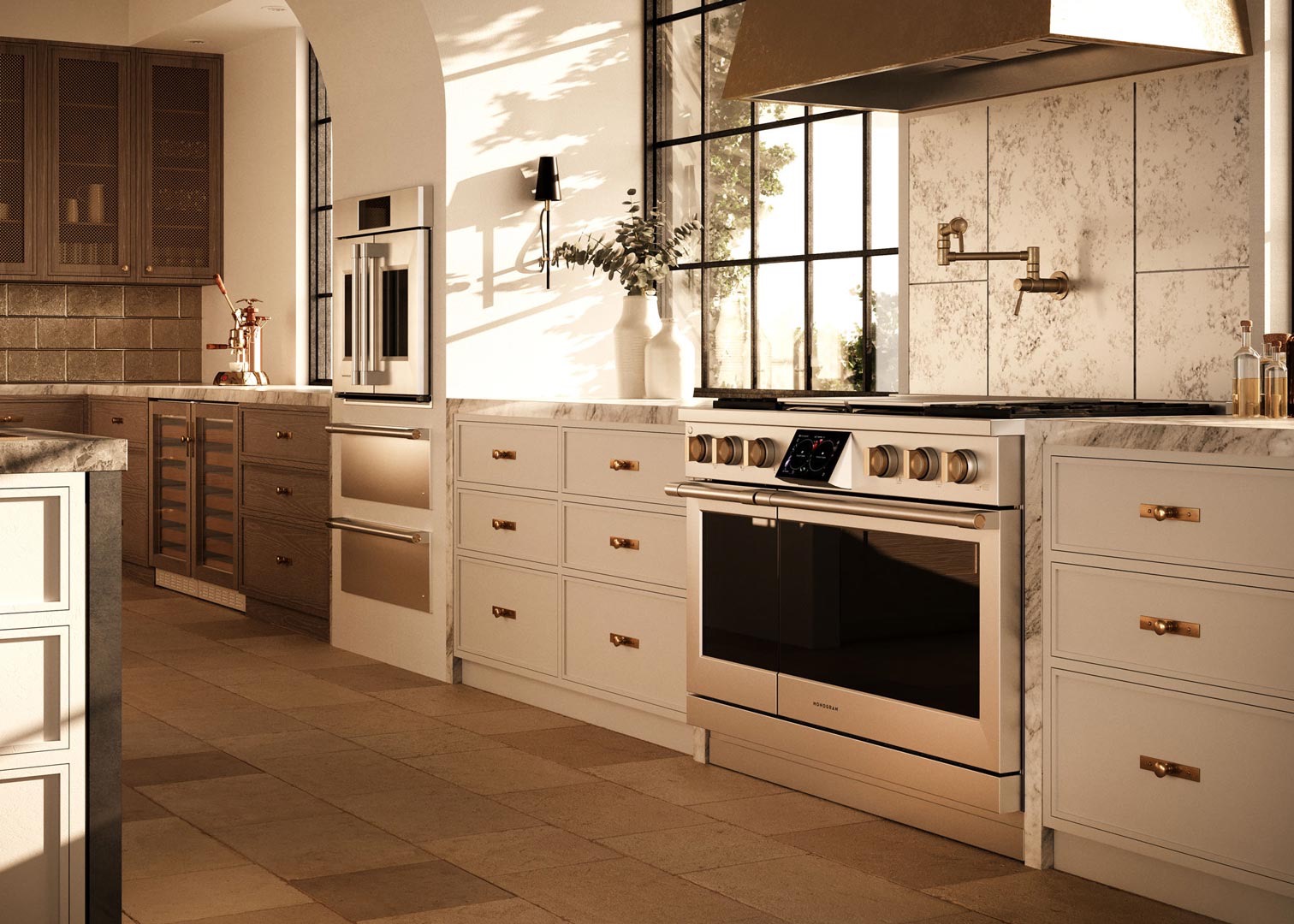 Cocina con electrodomésticos Monogram Cocina con electrodomésticos Monogram